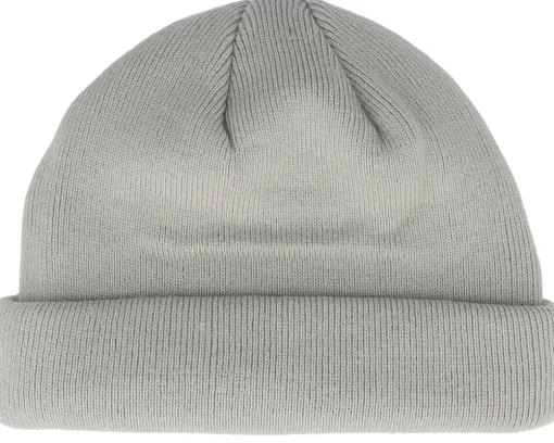 Short Beanies-Beechfield Light Recycled Mini Fisherman Short Beanie - Grey