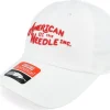 Dad Cap-American Needle Lightweight White Dad Cap -