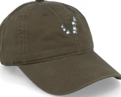 Outlet Wei Lily Of The Valley Washed Cotton Olive Mom Cap -