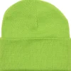 Cuff Beanies | Blank Beanies-Beechfield Lime Cuff Blank Beanie - Green