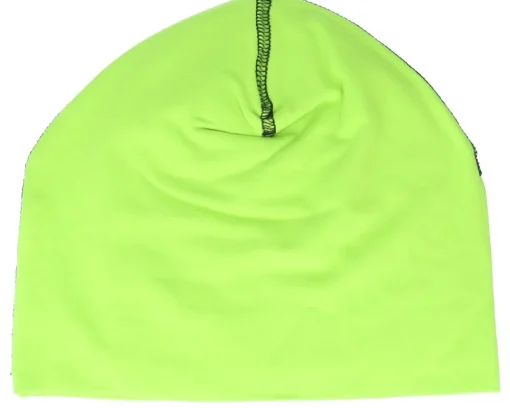 Hot Beechfield Lime /Black Hemsedal Cotton Beanie - Green