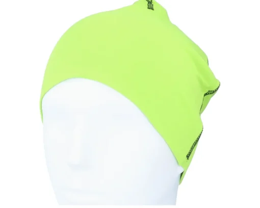 Hot Beechfield Lime /Black Hemsedal Cotton Beanie - Green