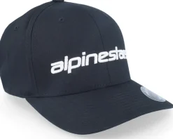 Motor-Alpinestars Linear Black/White Flexfit -