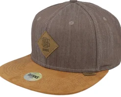 Snapback-Djinns Linen 2015 Dark Brown Snapback -