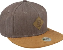 Snapback-Djinns Linen 2015 Dark Brown Snapback -