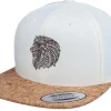 Sale Iconic Lion Mandala Natural/Cork Snapback -