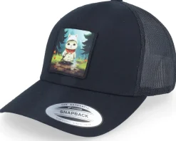 Trucker-Iconic Little Guy Black Trucker -