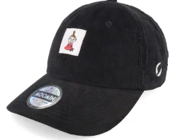 Best Moomin Little My Cord Dad Cap - Black