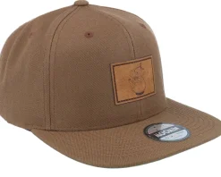 Snapback-Moomin Little My Engraved Patch Tan Snapback - Brown
