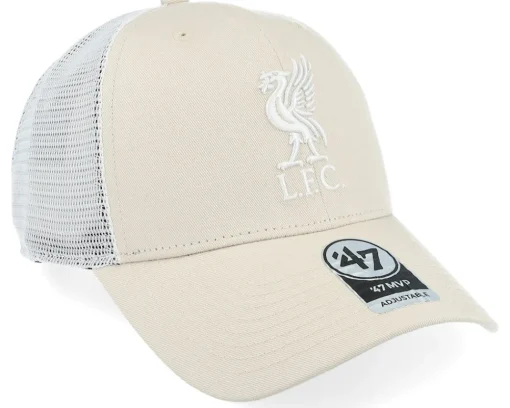 Trucker-47 Brand Liverpool FC Epl Ballpark Mesh Mvp Bone Trucker -