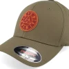 Flexfit-Wild Spirit Logo Basic Mountain Olive Flexfit Wooly Combed - Green