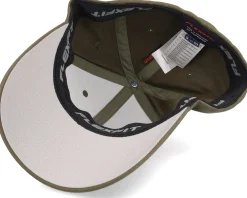 Flexfit-Wild Spirit Logo Basic Mountain Olive Flexfit Wooly Combed - Green