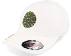 Flexfit-Wild Spirit Logo Basic Mountain Olive Flexfit Wooly Combed - Green