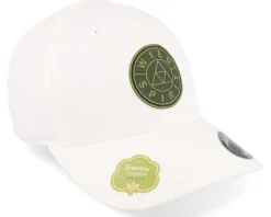 Flexfit-Wild Spirit Logo Basic Mountain Organic Flexfit - White
