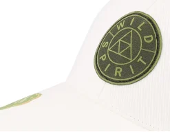 Flexfit-Wild Spirit Logo Basic Mountain Organic Flexfit - White