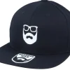 Fitted-Bearded Man Logo Black Fitted -