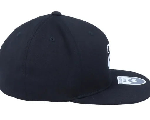 Fitted-Bearded Man Logo Black Fitted -