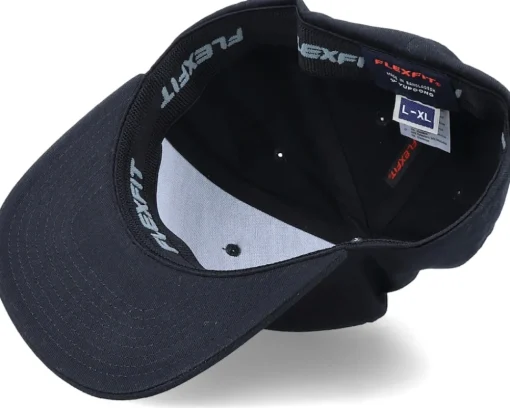 Fitted-Bearded Man Logo Black Fitted -