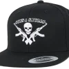 Snapback-GUNS n SKULLS Logo Black Snapback -
