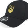 Flexfit-Bearded Man Logo Black/Gold Flexfit -