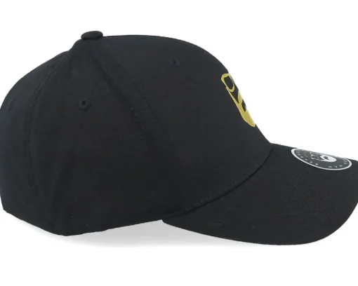 Flexfit-Bearded Man Logo Black/Gold Flexfit -