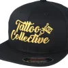 Outlet Tattoo Collective Logo Black/Gold Flexfit -