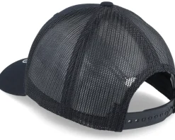 Adjustable | Trucker-Bearded Man Logo Black/Gold Trucker -