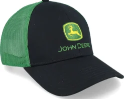 Trucker-John Deere Logo Black/Green Trucker -