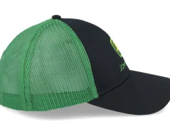 Trucker-John Deere Logo Black/Green Trucker -