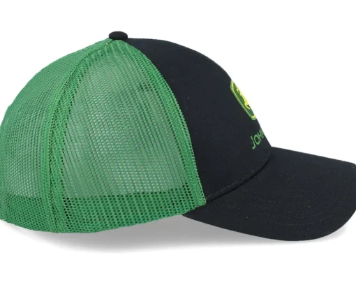 Trucker-John Deere Logo Black/Green Trucker -