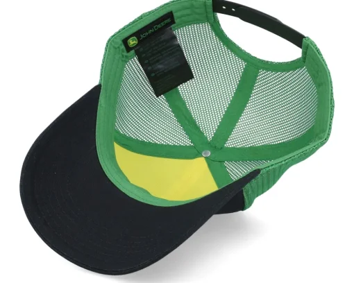Trucker-John Deere Logo Black/Green Trucker -