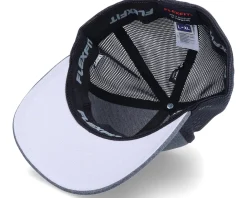 Flexfit | Sport-Padelville Logo Box Unipanel Mesh Dark Grey/Black Flexfit -