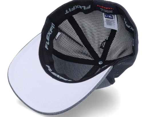 Flexfit | Sport-Padelville Logo Box Unipanel Mesh Dark Grey/Black Flexfit -