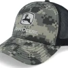 Best John Deere Logo Digital Camo/Black Trucker -