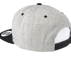 Best Tattoo Collective Logo Heather Grey/Black Snapback -
