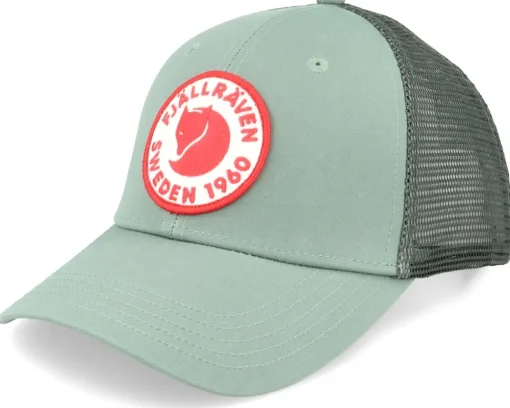 Trucker-Fjällräven 1960 Logo Långtradarkeps Patina Trucker - Green