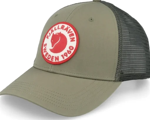 Trucker-Fjällräven 1960 Logo Långtradarkeps Patina Trucker - Green