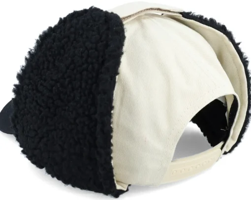 Discount Bearded Man Logo Off White/Blue Golfer Beige/Black Earflap -