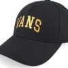 Skate-Vans Logo Structured Jockey Black Adjustable -