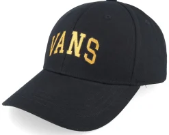 Skate-Vans Logo Structured Jockey Black Adjustable -