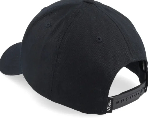 Skate-Vans Logo Structured Jockey Black Adjustable -