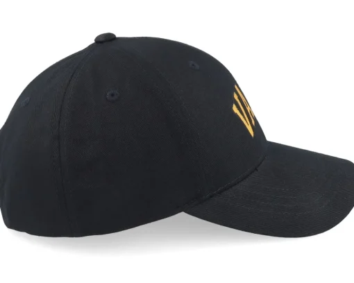 Skate-Vans Logo Structured Jockey Black Adjustable -