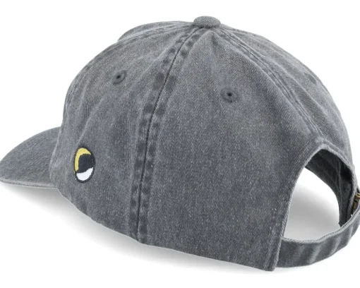 Fashion The Godfather Logo Washed Black Dad Cap -