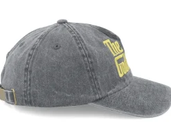 Fashion The Godfather Logo Washed Black Dad Cap -