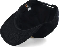 Snapback-Iconic London Gold Patch Black Cord A-frame Trucker -