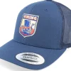 Trucker-Vikings Longboat Shield Patch Navy Trucker -