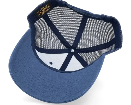 Trucker-Vikings Longboat Shield Patch Navy Trucker -