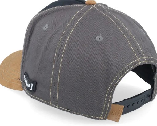 Trucker-Capslab Looney Tunes Bugs & Daffy Grey/Black/Brown A-Frame Trucker -