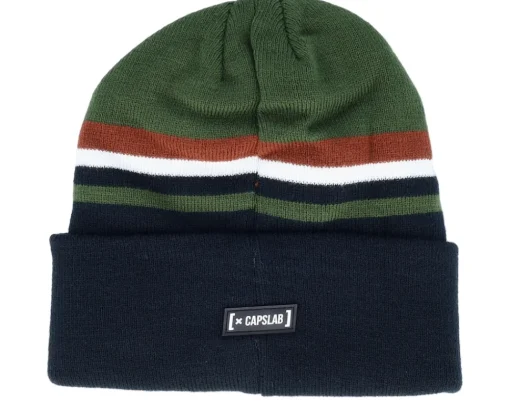 Cuff Beanies-Capslab Looney Tunes Bugs Bunny Black/Green/White/Brown Cuff - Black, Green