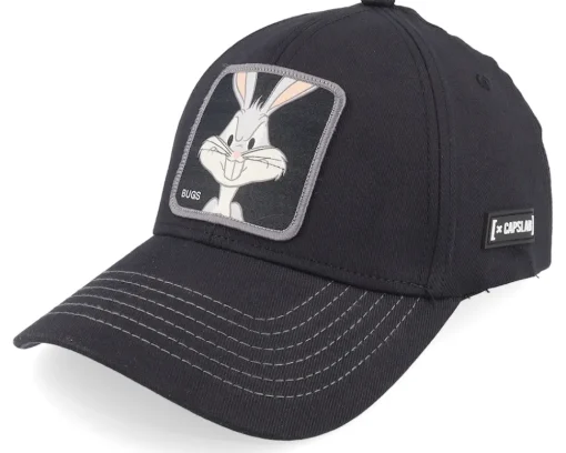 Adjustable-Capslab Looney Tunes Bugs Bunny Black Adjustable -